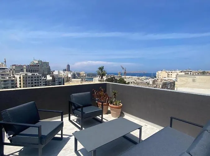 Sliema Distant Seaview Penthouse